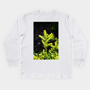 Evergreen in the Sun Kids Long Sleeve T-Shirt